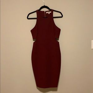 Elizabeth and James Dark Cherry Dress